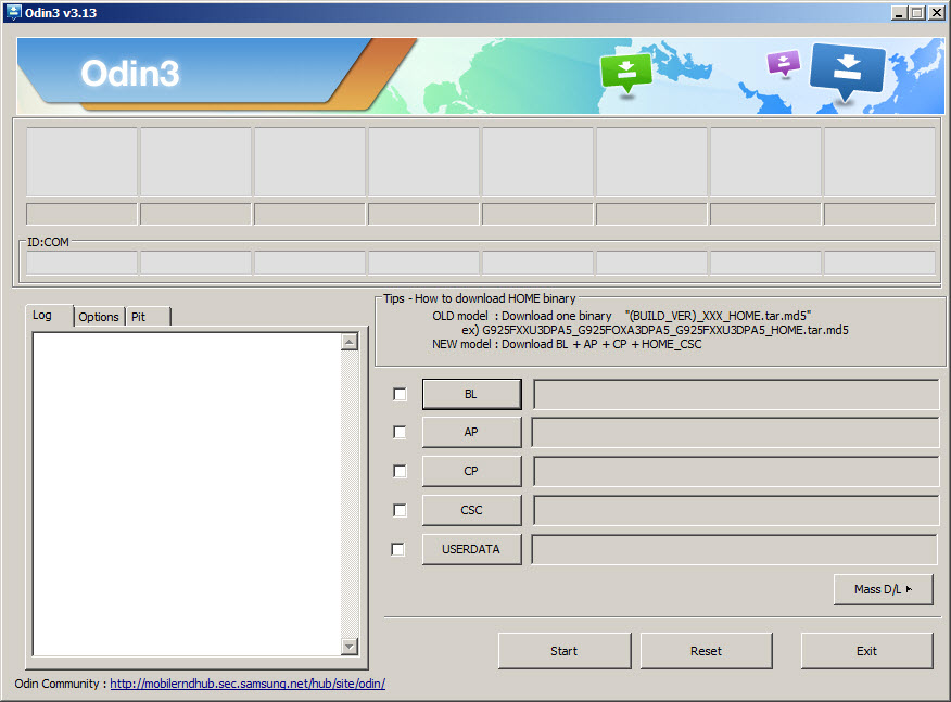 تحميل برنامج Odin اخر اصدار Odin 3.13.1 تفليش هواتف سامسوج