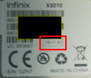 Infinix Smart X5010 16+1A1